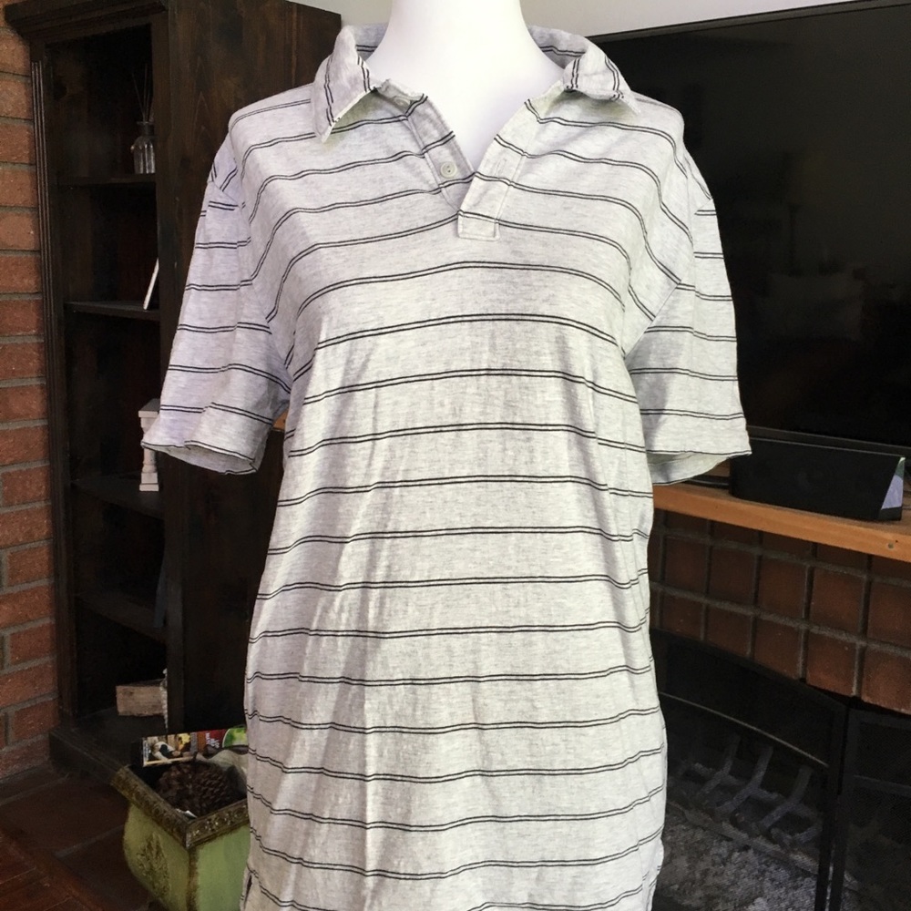 Men’s Gap striped polo, size M. Lightly used